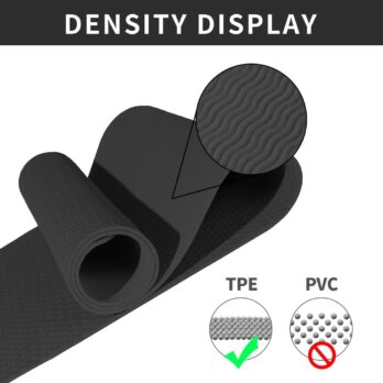 Extra Thick Non-Slip Yoga Mat with Carrying Strap