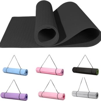 Extra Thick Non-Slip Yoga Mat with Carrying Strap